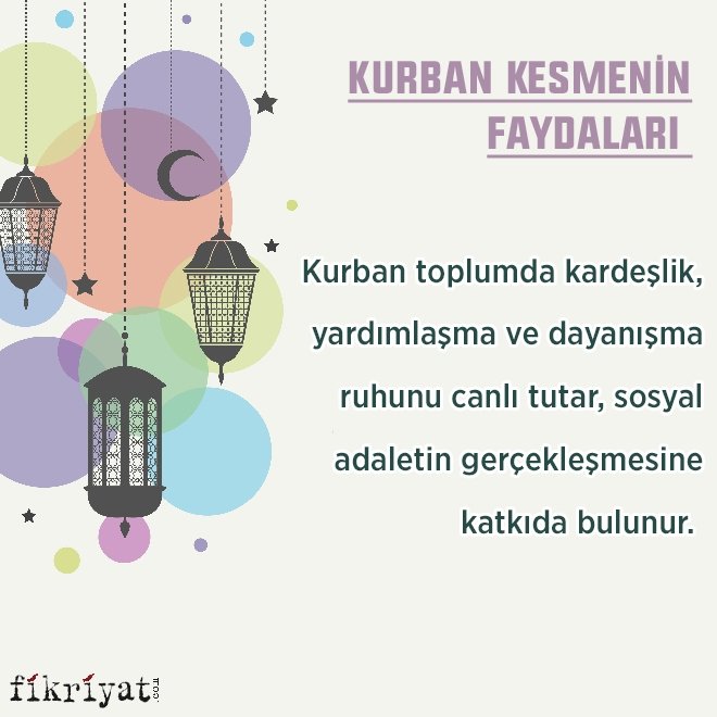 Kurban kesmenin faydaları