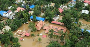 800,000 displaced in flooding in southern Indian state