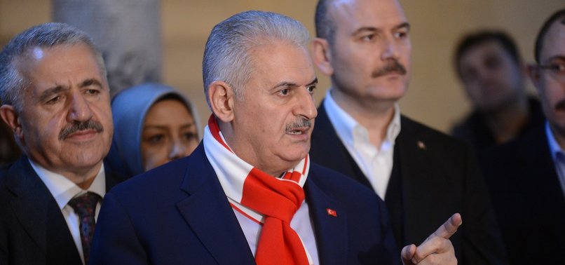 PM YILDIRIM POINTS TO NATO, CALLS UPON US TO SIDE WITH TURKEY, NOT TERRORIST ‘LOOTERS’