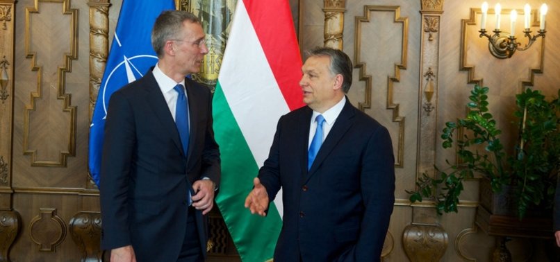 NATOS STOLTENBERG: SPOKE TO ORBAN OVER HUNGARYS CONCERNS