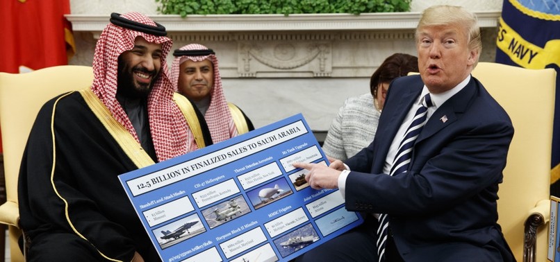 TRUMP INFLATES VALUE OF ARMS DEAL WITH RIYADH IN BID TO JUSTIFY SOLIDARITY WITH KINGDOM