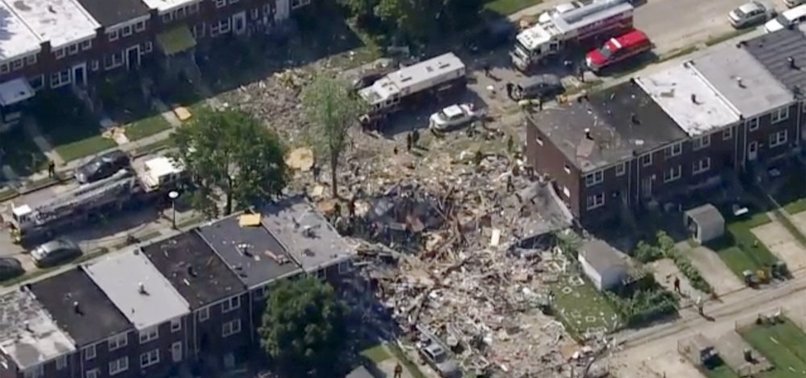 1 DEAD, 4 RESCUED AFTER GAS EXPLOSION LEVELS BALTIMORE HOMES