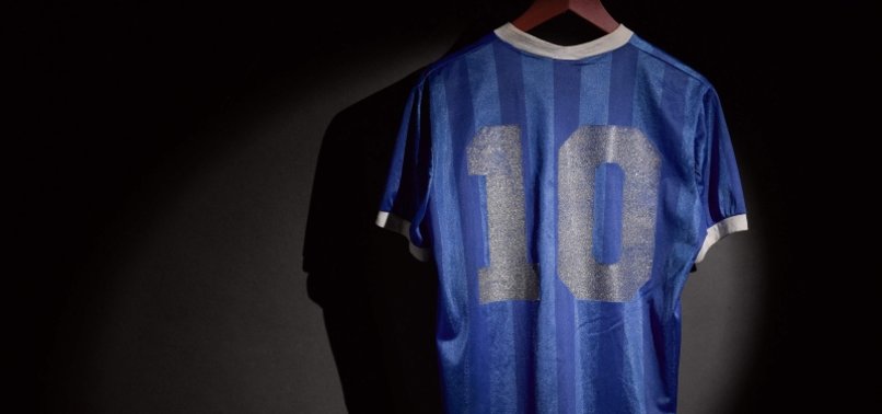 MARADONAS HAND OF GOD SHIRT EXPECTED TO FETCH $5.23 MLN AT AUCTION