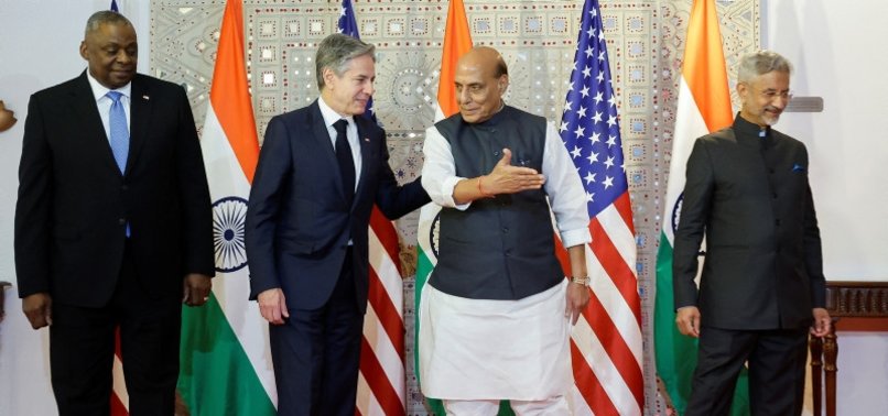 U.S., INDIAN FOREIGN, DEFENSE CHIEFS HOLD JOINT SUMMIT IN NEW DELHI