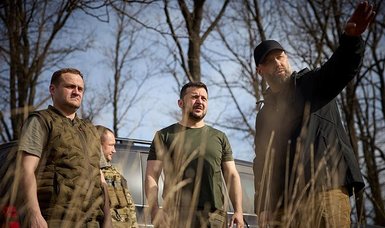 Zelensky visits Ukrainian troops in frontline area of Donetsk region