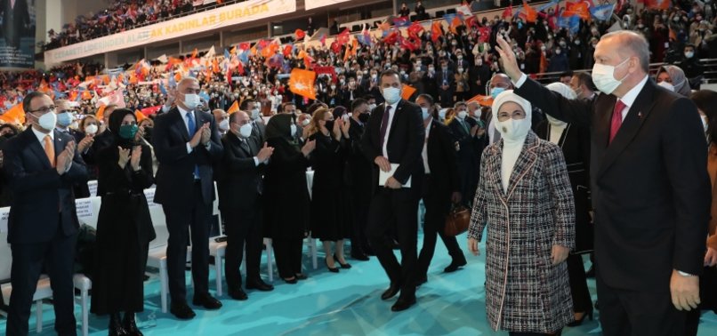 TURKEYS PRESIDENT, FIRST LADY MARK INTERNATIONAL WOMENS DAY