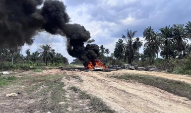 12 killed in pipeline fire in Nigeria's Delta region