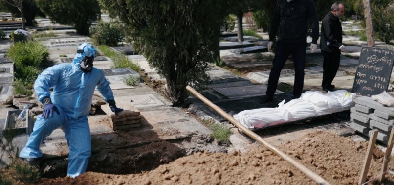 IRANS CORONAVIRUS DEATH TOLL CLIMBS TO 3,294 - HEALTH MINISTRY
