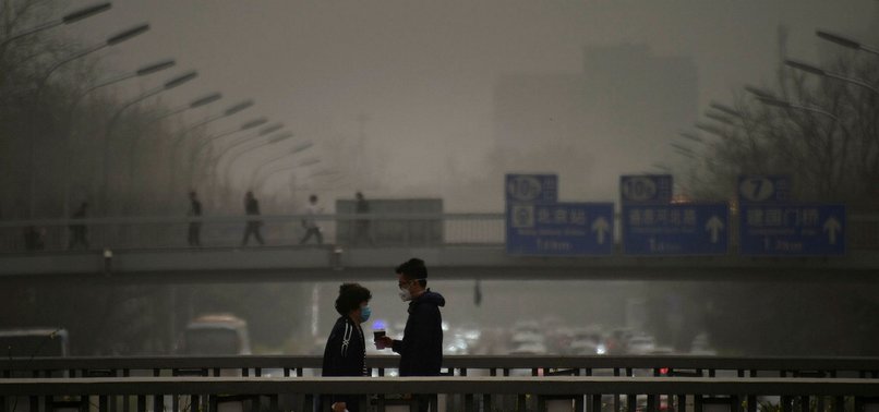 HEAVY AIR POLLUTION BLANKETS CHINESE CAPITAL