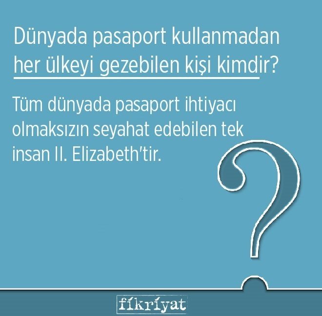 Dünyada pasaport kullanmadan her ülkeyi gezebilen kişi kimdir?
