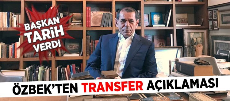 Dursun Özbek’ten transfer açıklaması