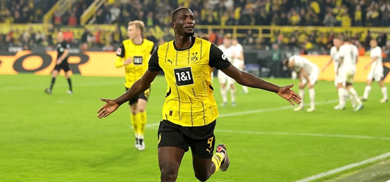 Dortmund's Guirassy snatches late winner in 2-1 victory over St Pauli