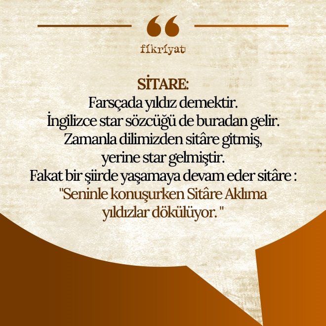 SİTARE