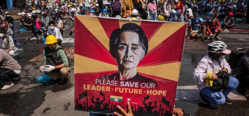 EU CONDEMNS JAIL, HARD LABOUR SENTENCE FOR MYANMARS SUU KYI
