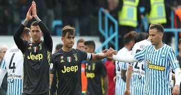 Juventus' bid for 8th straight Serie A title delayed by Spal