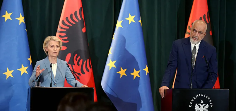EU ACCESSION GOAL IN SIGHT FOR ALBANIA: VON DER LEYEN