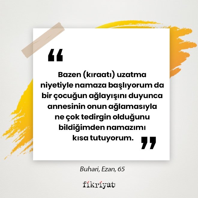 Aile ile ilgili 40 hadis; Buhari, Ezan, 65