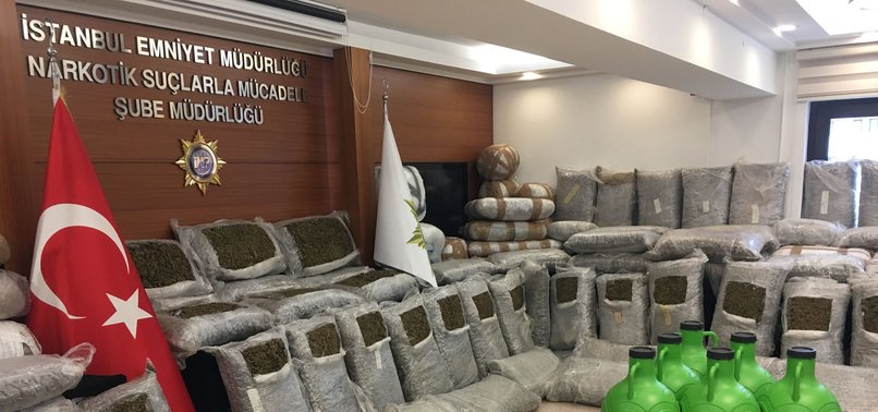 OVER 9 TONS OF DRUGS SEIZED IN ISTANBUL IN 2018