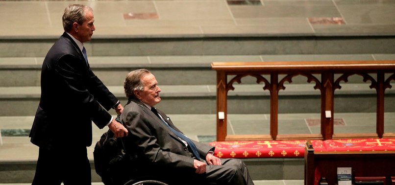 GEORGE H.W. BUSH HOSPITALIZED DAY AFTER WIFES FUNERAL