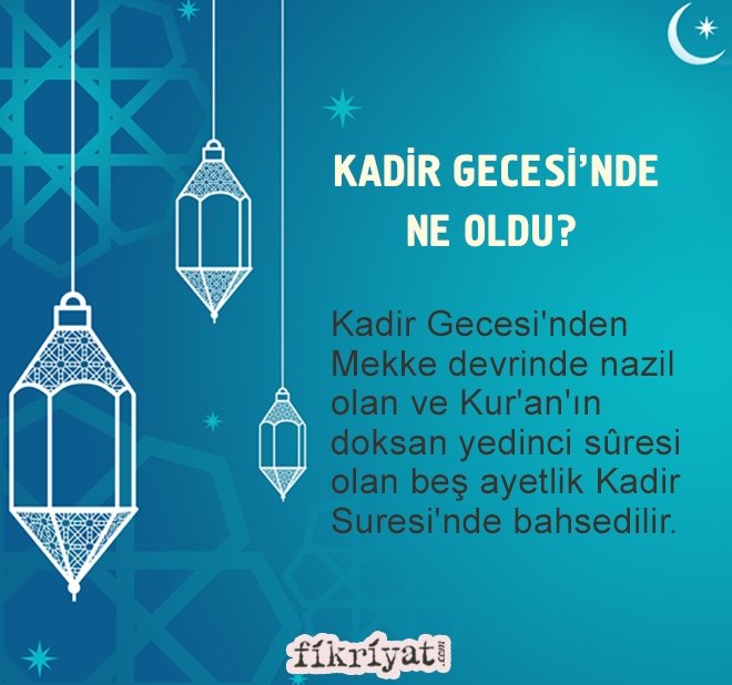 KADİR GECESİNDE NE OLDU?