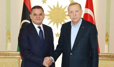 Turkish president receives Libyan premier in Istanbul