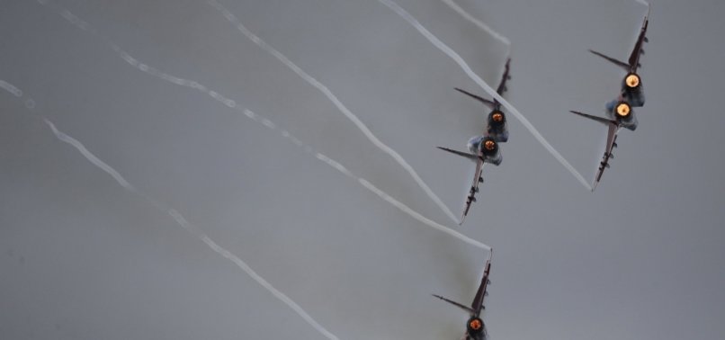 RUSSIA CLAIMS SHOOTING DOWN UKRAINES MIG-29 FIGHTER JET
