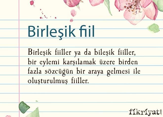 Birleşik fiil