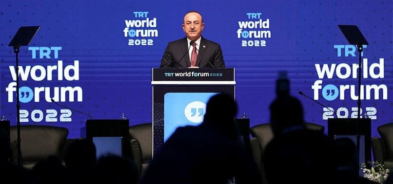 MINISTER OF FOREIGN AFFAIRS ÇAVUŞOĞLU ADDRESSED TO WORLD FROM TRT WORLD FORUM 2022