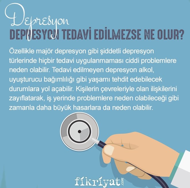 DEPRESYON TEDAVİ EDİLMEZSE NE OLUR?
