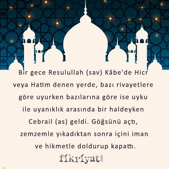 MİRAÇ HADİSESİ NASIL GERÇEKLEŞTİ?