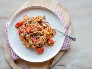 Limonlu, Sardalyalı Tagliatelle