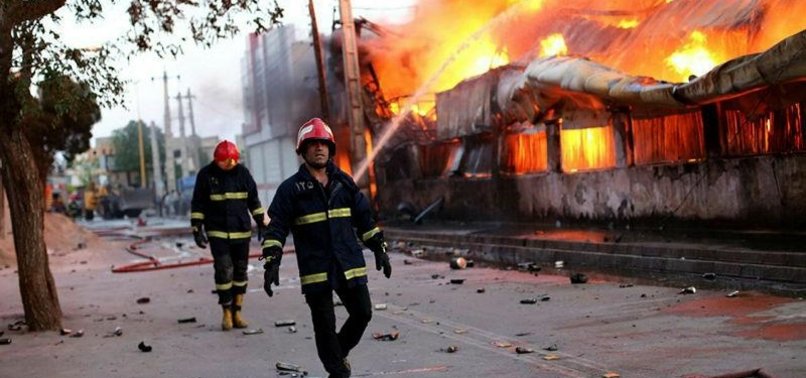 STATE TV: 37 INJURED IN SHOPPING CENTER FIRE IN SOUTH IRAN