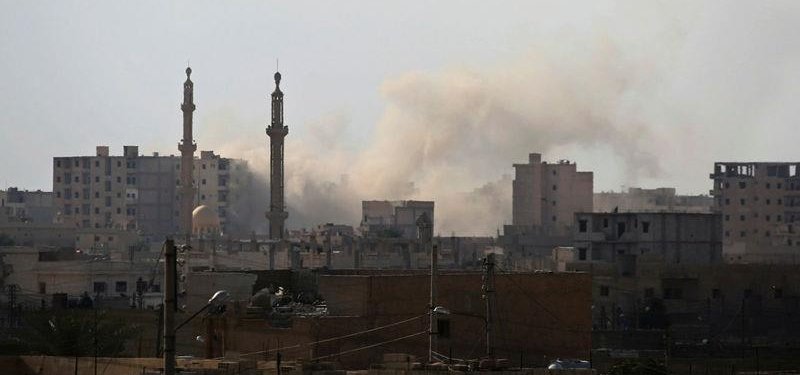 Monitor says 472 civilians dead in month of US-led Syria strikes