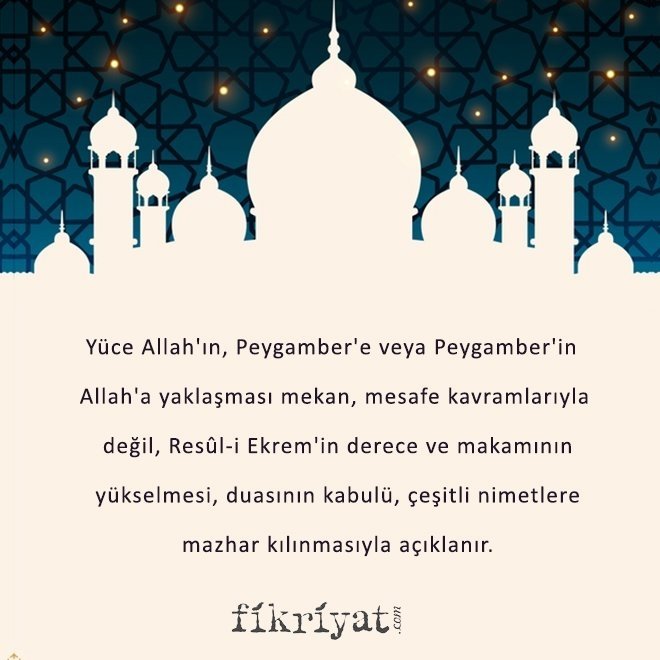 MİRAÇ KANDİLİ’NDE HANGİ İBADETLER EDİLİR?