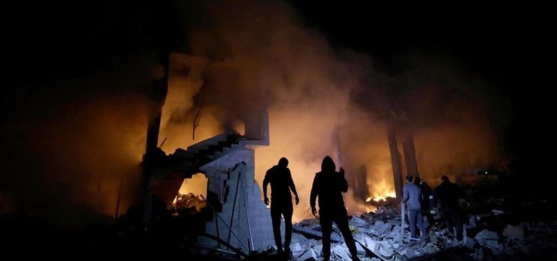 FIRE ERUPTS AT RAFAH AID WAREHOUSES AFTER ISRAELI ATTACK