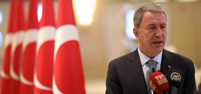TURKISH TROOPS READY TO CONTINUE SYRIA OFFENSIVE IF DEAL NOT IMPLEMENTED - DEFENCE MINISTER HULUSI AKAR