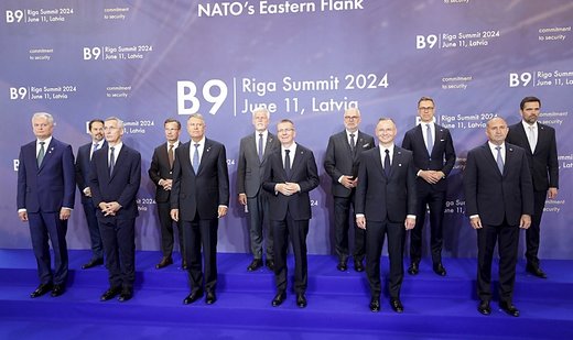 NATO eastern flank members holding summit in Latvian capital Riga