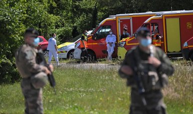Man killed after stabbing, shooting 3 French police officers