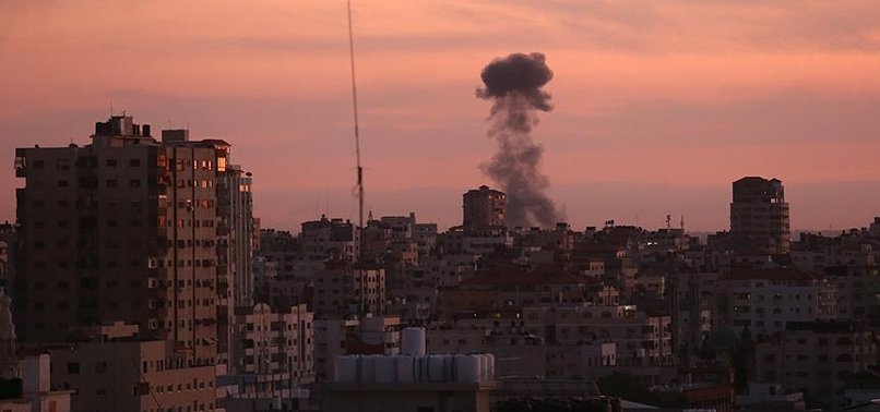 ISRAEL HITS PALESTINIAN MILITARY POSITIONS IN GAZA