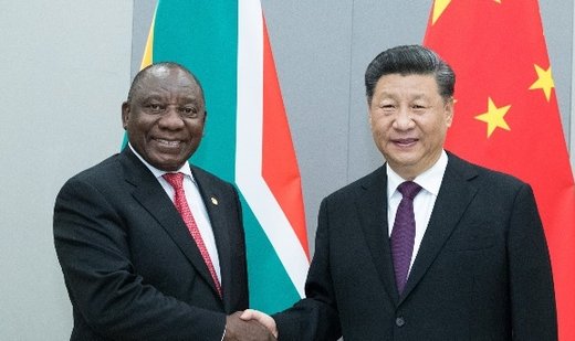 China’s Xi congratulates S Africa’s Ramaphosa on re-election