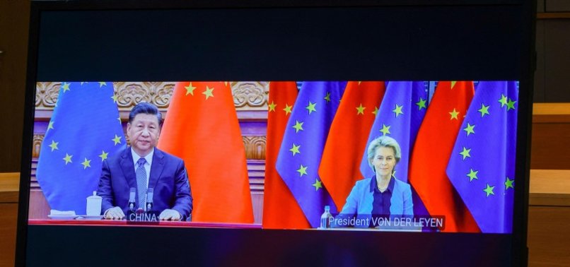 EUS VON DER LEYEN SAYS AGREED WITH CHINAS XI ON NEED FOR BALANCED TRADE