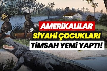 Siyahi çocuklar nasıl timsah yemi yapıldı?
