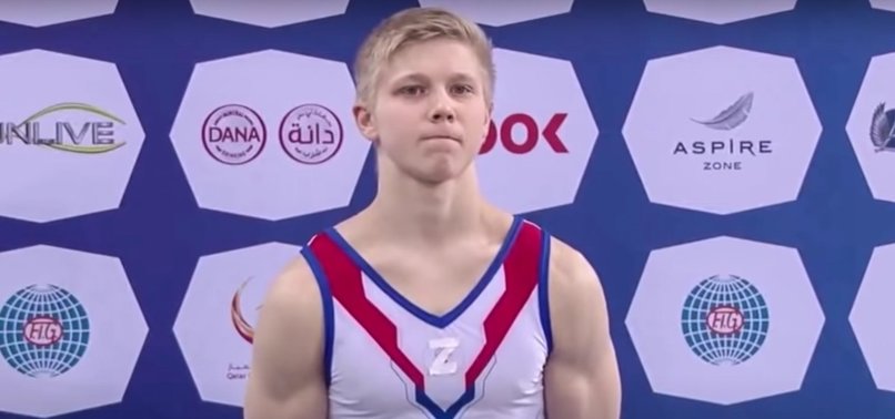 RUSSIAN GYMNAST HANDED 1-YEAR BAN FOR WEARING PRO-WAR SYMBOL ON PODIUM