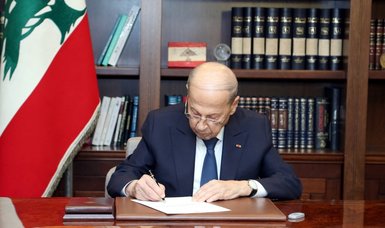 Outgoing leader Michel Aoun says Lebanon at risk of 'constitutional chaos'