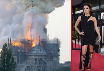 Eva Longoria: Notre Dame de Paris sonsuza dek unutulmayacak