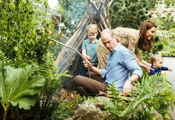 Kate Middleton ve Prens William çocuklarıyla birlikte doğayla iç içe