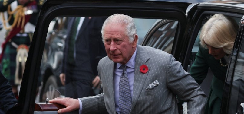 MAN DETAINED IN NORTHERN ENGLAND AFTER EGG THROWN AT BRITISH KING CHARLES