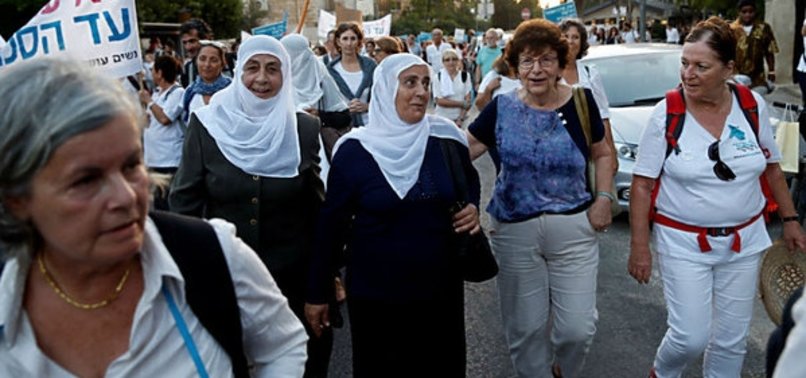 PALESTINIAN, ISRAELI WOMEN PROTEST FOR PEACE TALKS