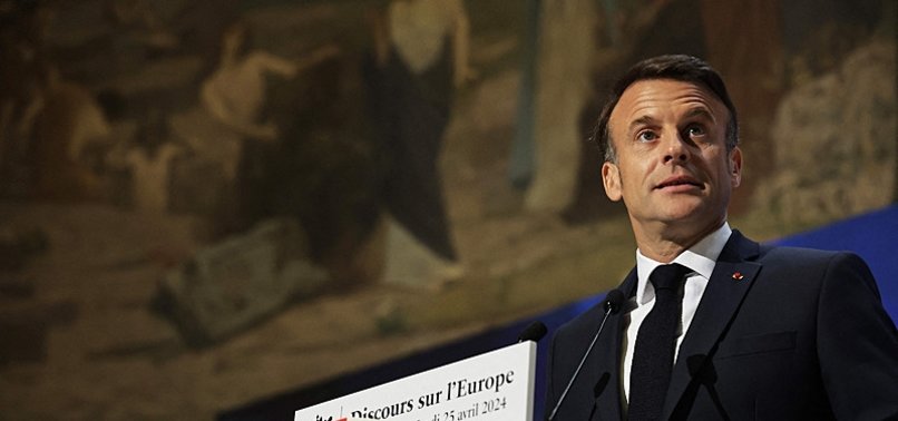EUROPE IS MORTAL, SAYS FRENCH PRESIDENT, CALLS FOR STRONGER UNITY, SOVEREIGNTY