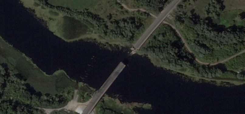 UKRAINE SAYS IT HAS DESTROYED ANOTHER BRIDGE IN RUSSIAS KURSK REGION